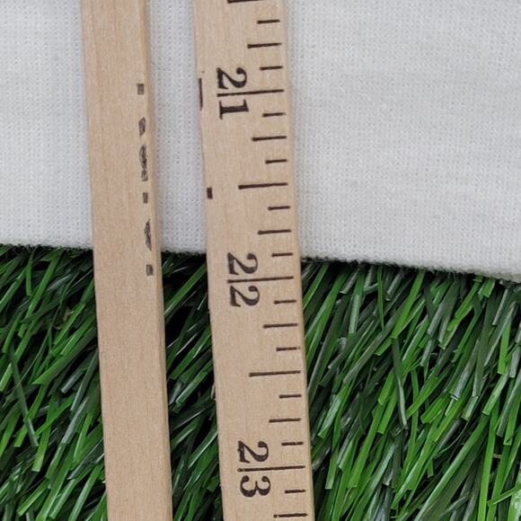 Vintage Waukee Raglan Sweatshirt Womens M 18x22 Neon Rainbow - Picture 6 of 14